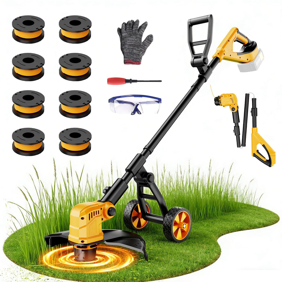 Lemolifys cordless string trimmer dewalt-20v-battery-compatibility enables cord-free trimming