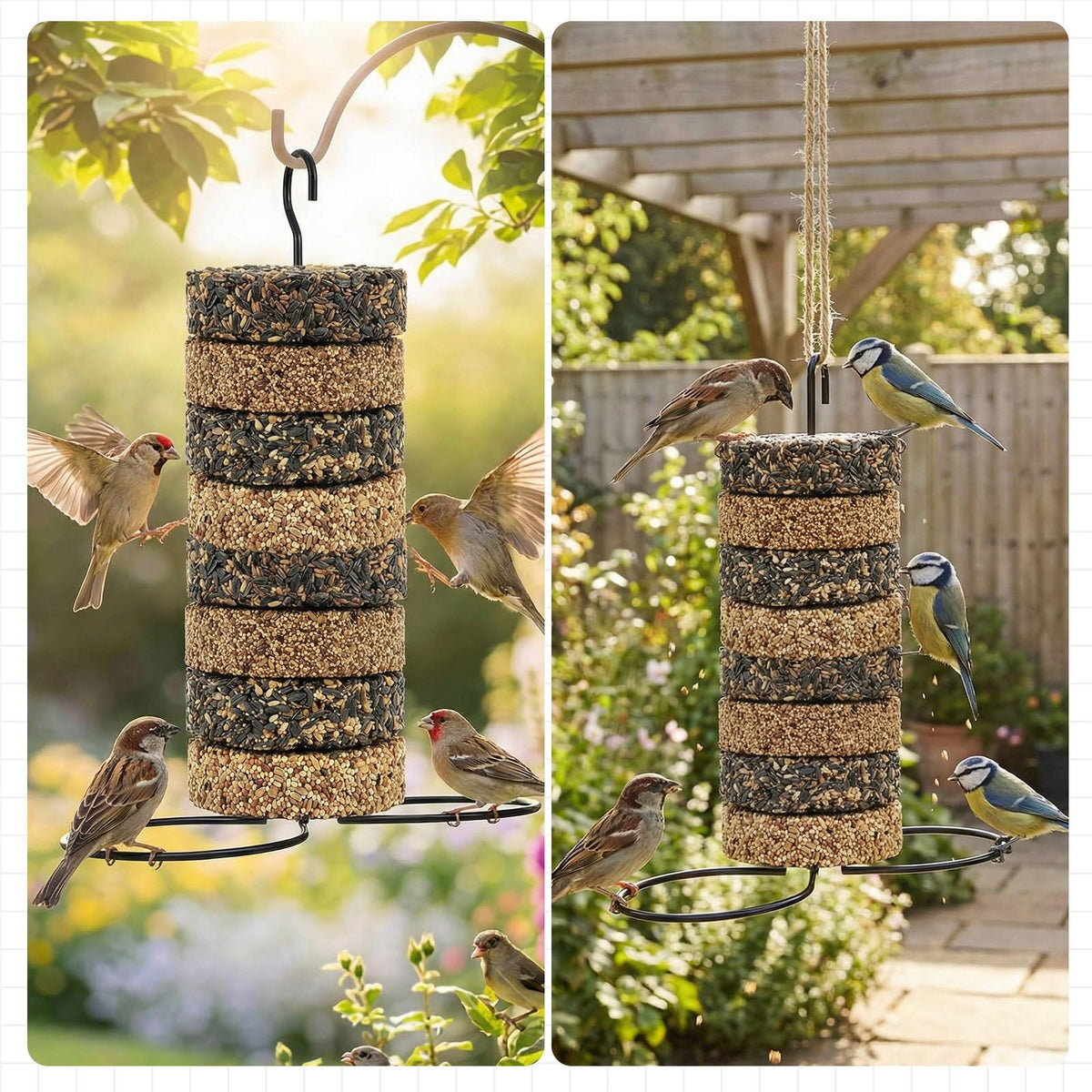 LemonRoad backyard birdwatching observation tool enhances wildlife viewing at feeding time.