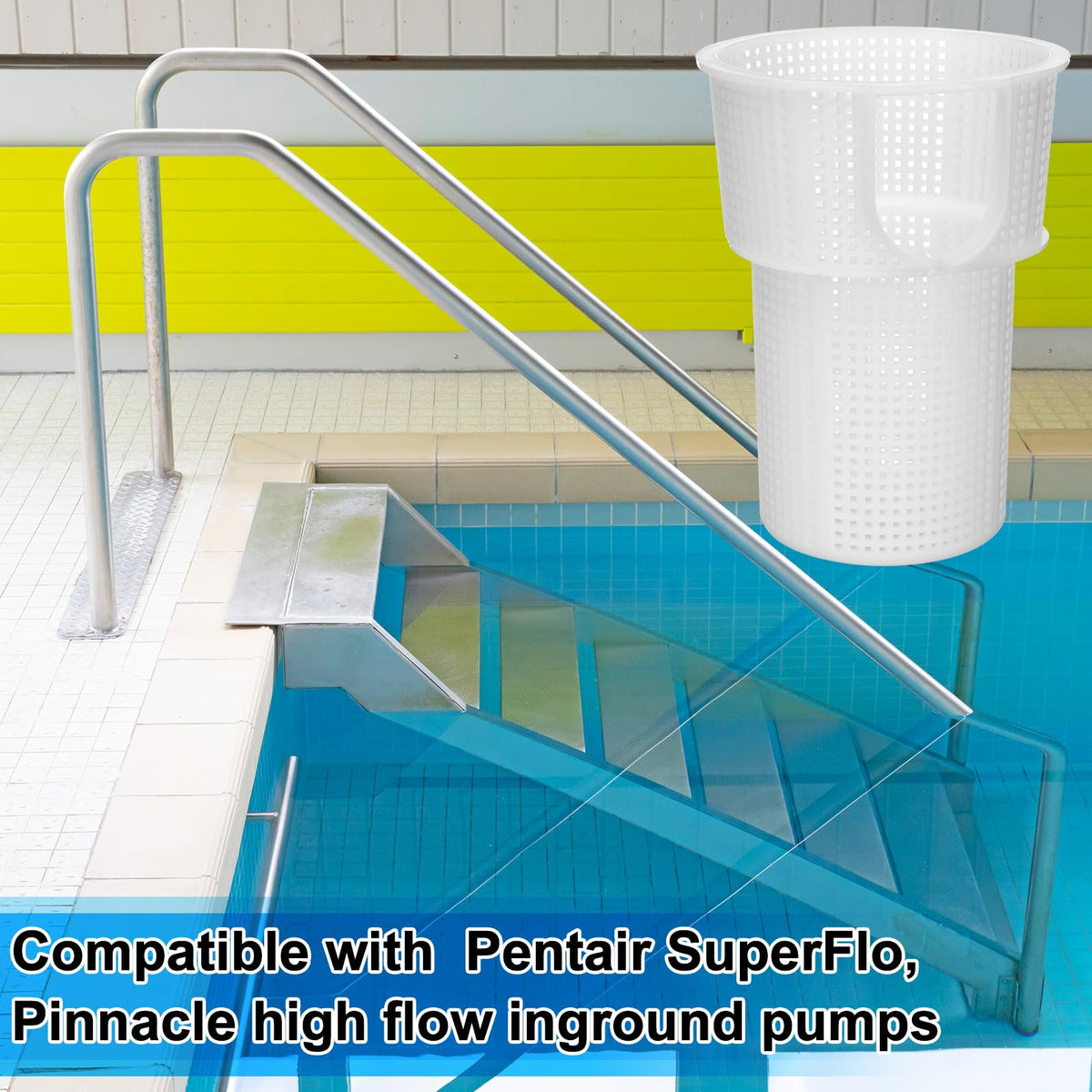 LemonRoad easy‑install pool basket emphasizing quick swaps during maintenance