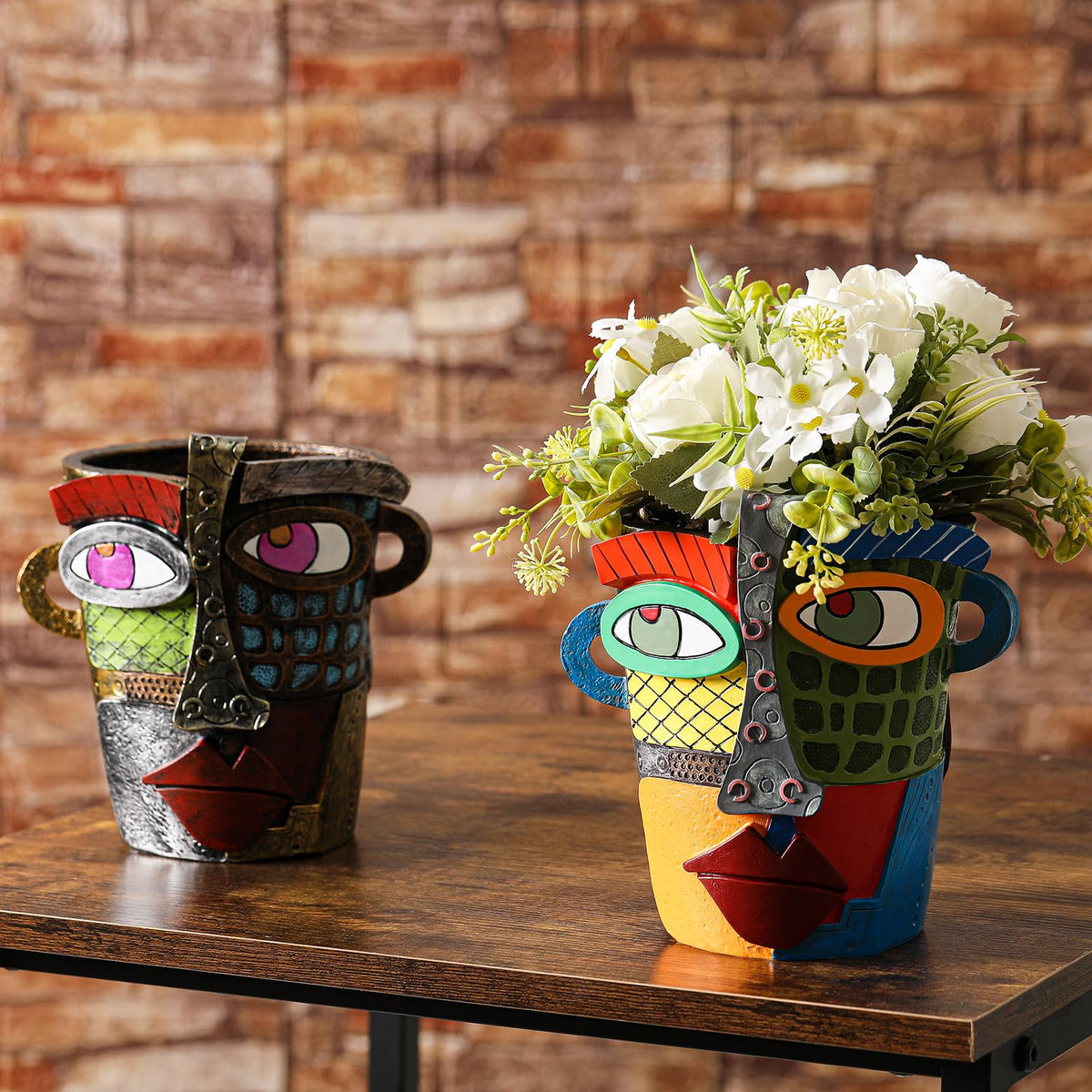 LemonRoad indoor/outdoor drainage-ready face pot—keeps roots healthy