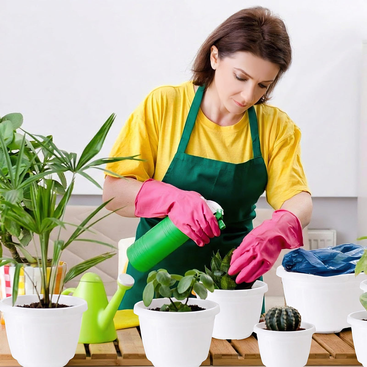 Easy to install on walls, ceilings, or windowsills with included hooks