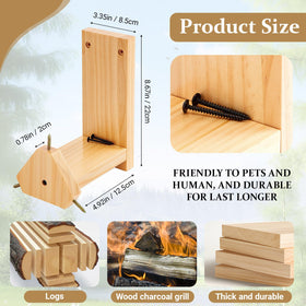 LemonRoad Squirrel Feeder waterproof wooden surface protecting against rain and dew