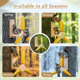 LemonRoad Squirrel Spinner showing rotation mechanism for natural foraging
