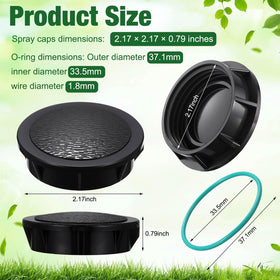 Lemosae nitrile O-ring provides a durable seal to reduce leaks