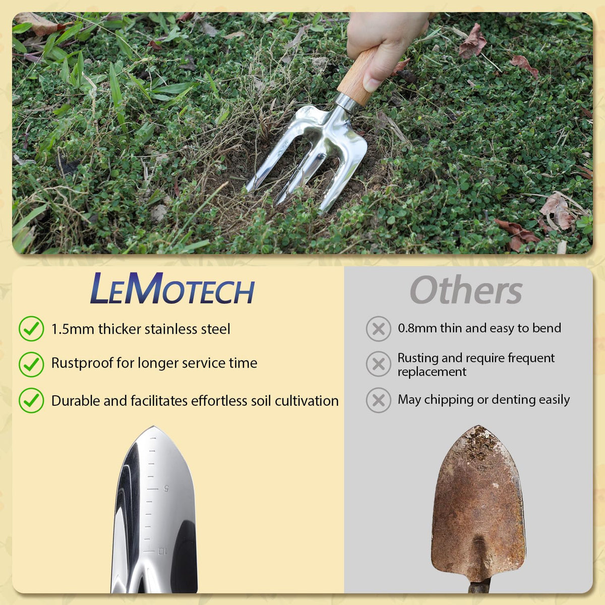LeMotech floral-pattern tote bag keeps tools organized on the go