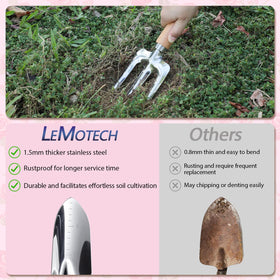 LeMotech gardening gloves shield hands while you work