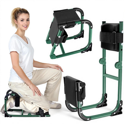 LemZodo garden kneeler seat folded for easy carry during gardening tasks