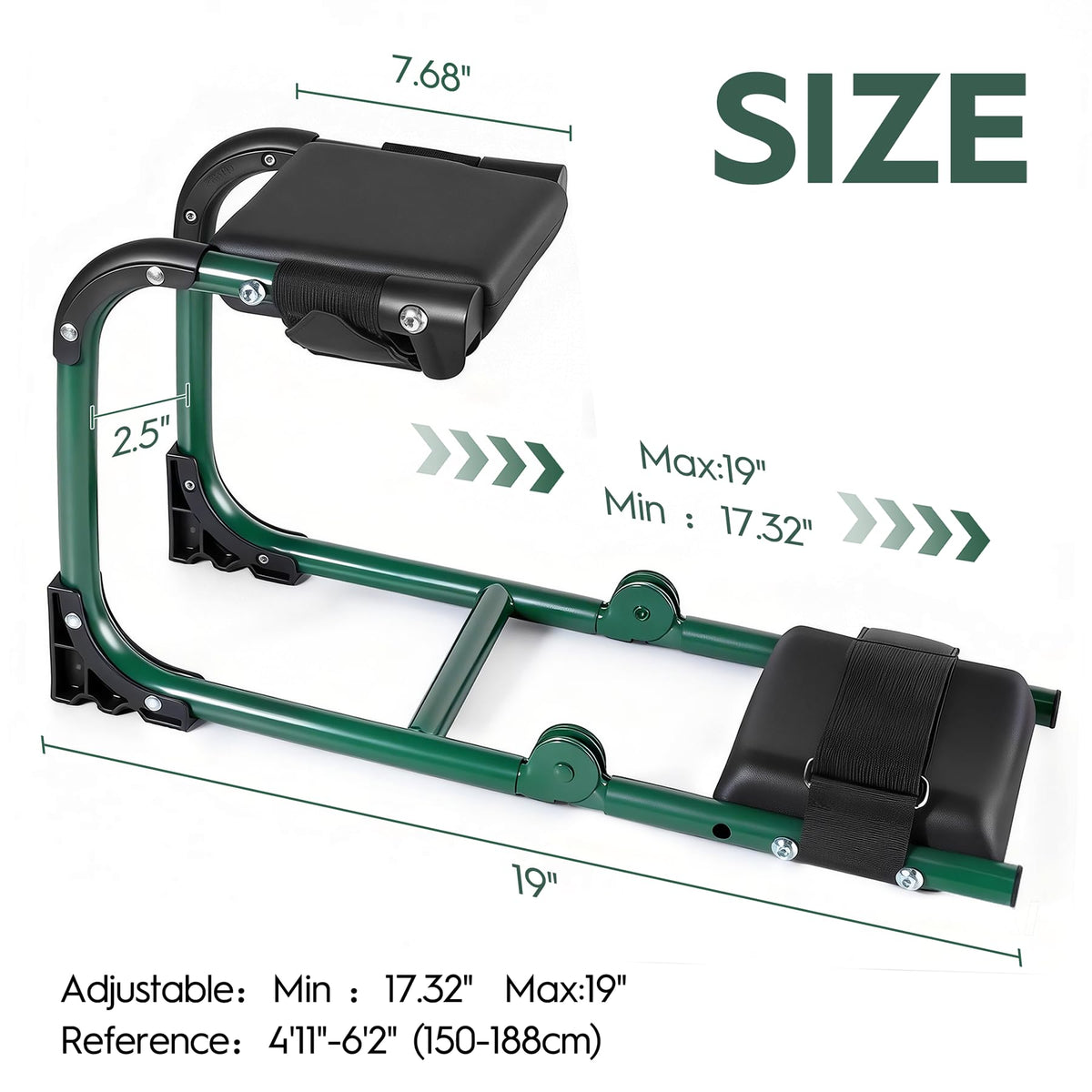 LemZodo garden kneeler seat unfolded for kneeling and planting comfort
