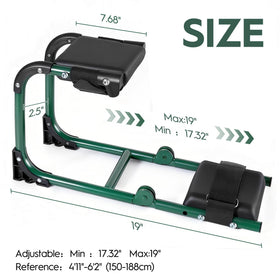 LemZodo garden kneeler seat unfolded for kneeling and planting comfort