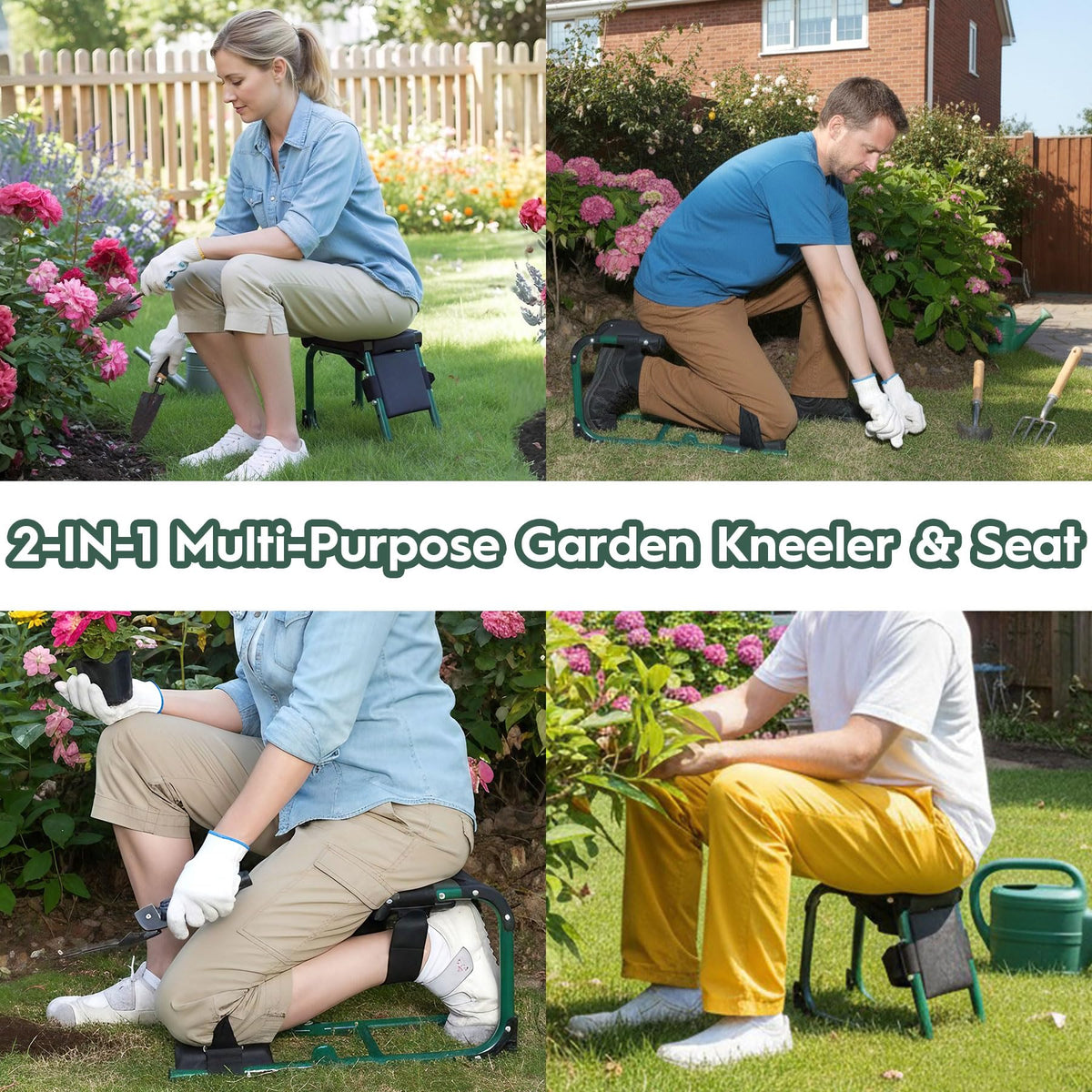 LemZodo portable lightweight stool with soft padding for quick rests