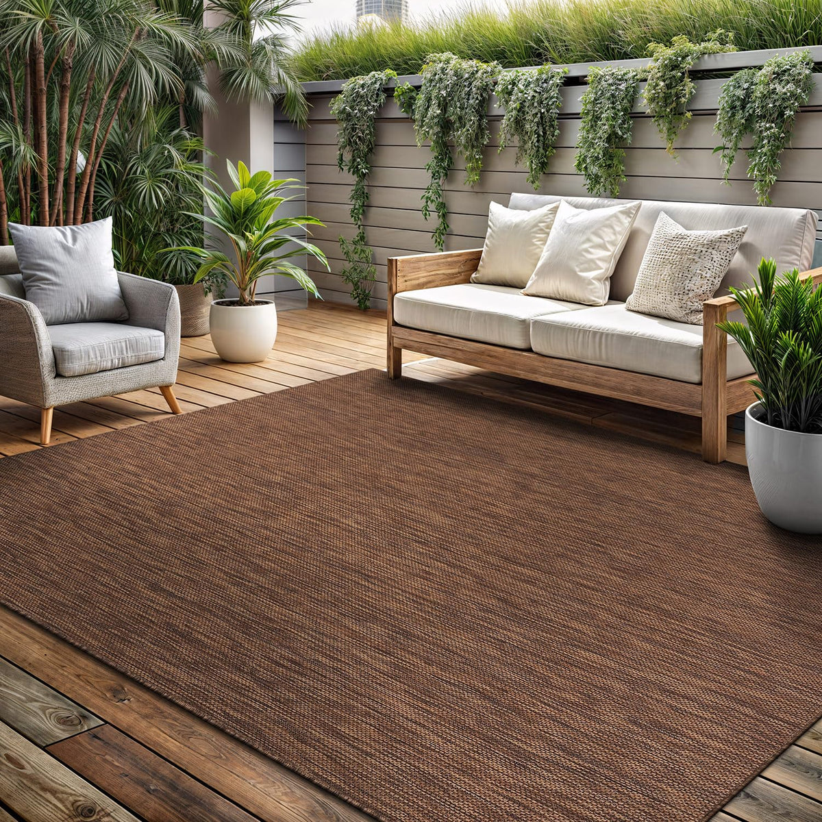 Lena Rug 100% polypropylene construction ensures durability