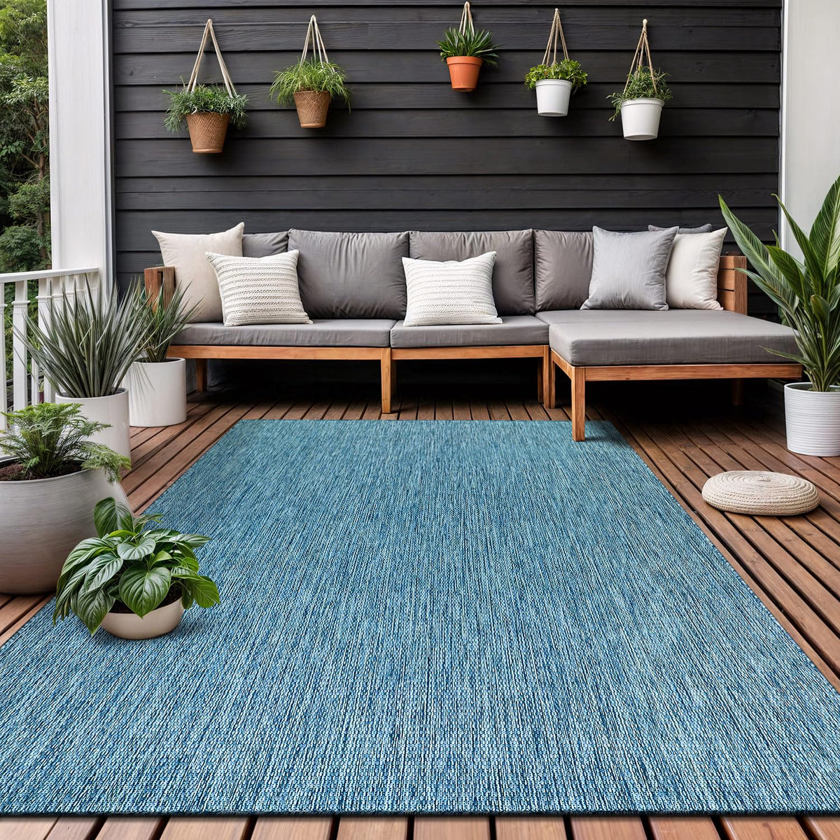 Lena Rug backyard patio rug for year-round outdoor use