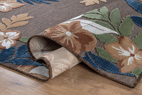 Lena Rug color options include beige, blue, brown