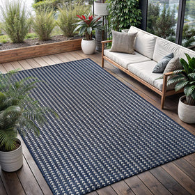 Lena Rug durable low-pile construction resists shedding in busy homes.