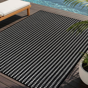 Lena Rug easy-clean design supports hose washing and quick drying.