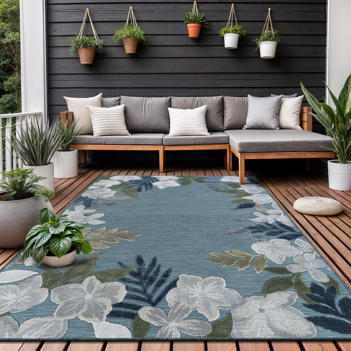 Lena Rug flat-weave low-pile design that fits under furniture