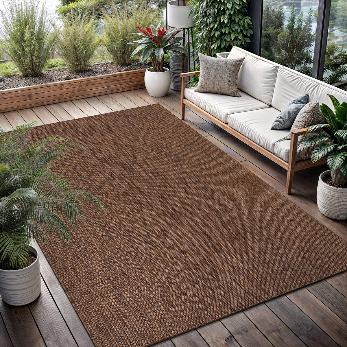 Lena Rug versatile indoor/outdoor 6x9 rug for living spaces