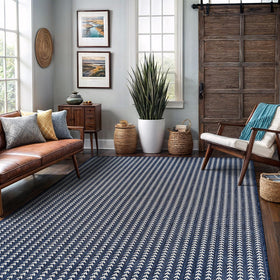 Lena Rug 6x9 Outdoor Rug for Deck and Porch; weather-ready and durable