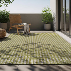 Lena Rug patio deck porch rug designed for busy outdoor spaces.