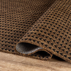 Lena Rug 5x7 color options gold gray black, versatile decor.