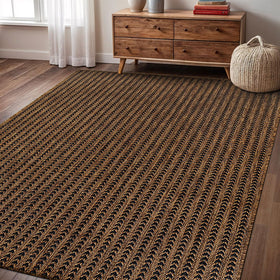 Lena Rug 5x7 easy-care rug, vacuum or hose clean in minutes.