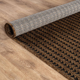 Lena Rug 5x7 durable low-pile design for high-traffic spaces.