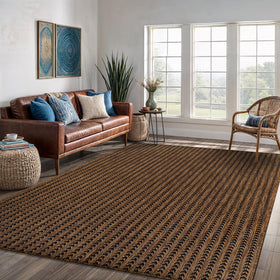 Lena Rug 5x7 waterproof UV-resistant rug for sun and rain.