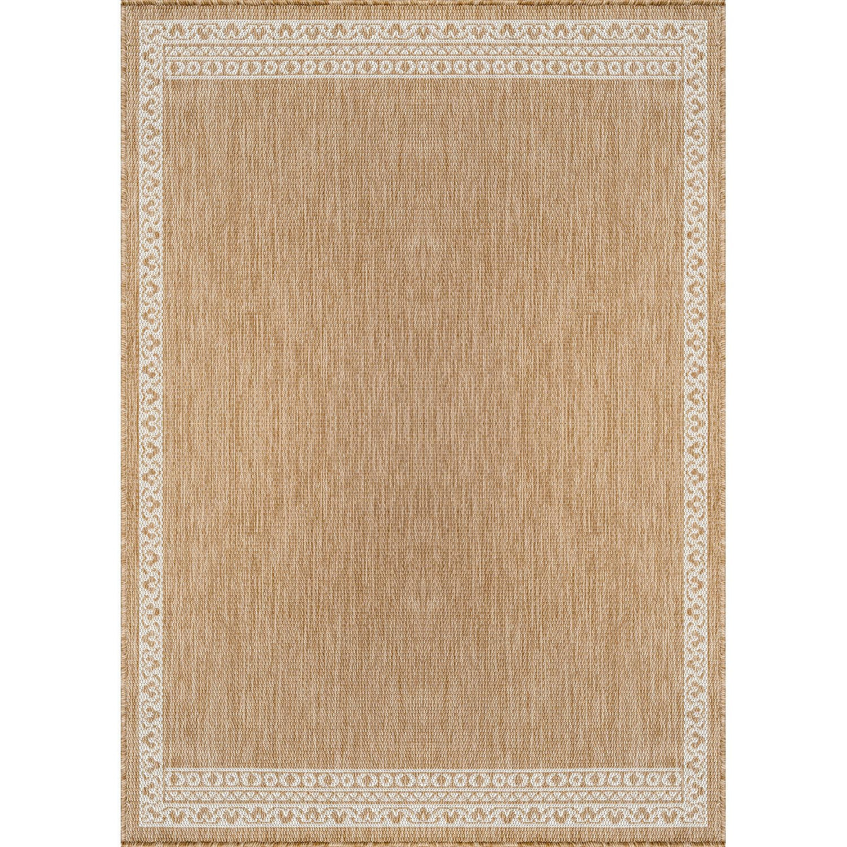 Lena Rug 8x10 non-shedding flat-weave keeps furniture easy to place.