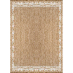 Lena Rug 8x10 non-shedding flat-weave keeps furniture easy to place.
