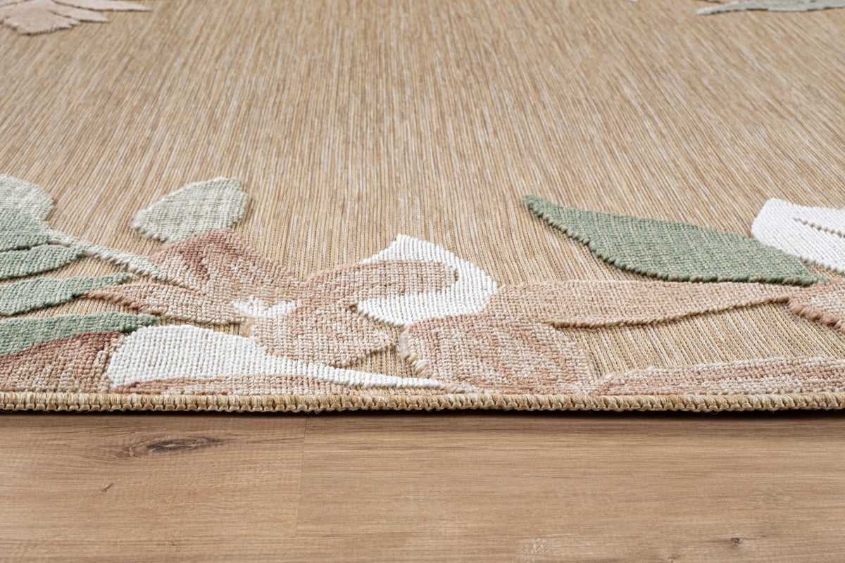 Lena Rug waterproof-uv-resistant material preserves color and form in sun or rain