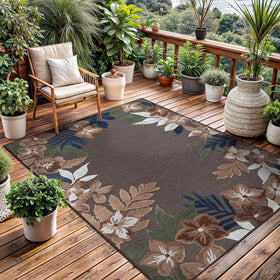 Lena Rug waterproof and UV resistant polypropylene material
