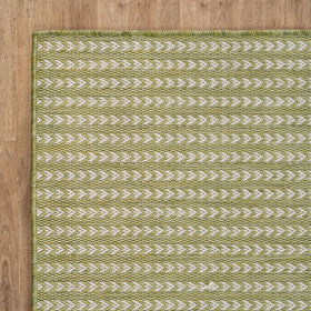 Lena Rug waterproof and UV resistant rug withstands sun and rain.