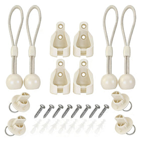 Lenareli Coolaroo bungee kit for roller shade reduces wind drift and simplifies replacement