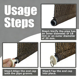 Lenareli stainless steel screws and plastic anchors ensure sturdy mounting