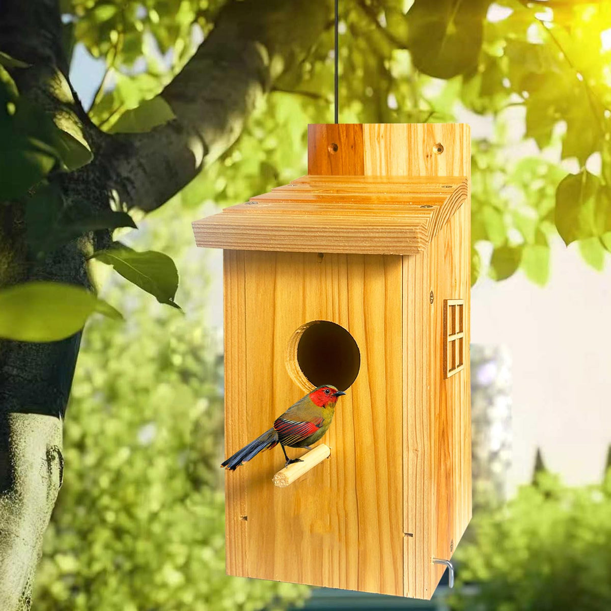 LENEDI Bird House family activity, build with kids to nurture nature.