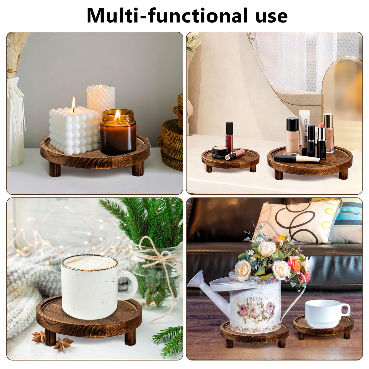 Lengba wooden riser set makes a thoughtful gift for housewarmings or weddings.