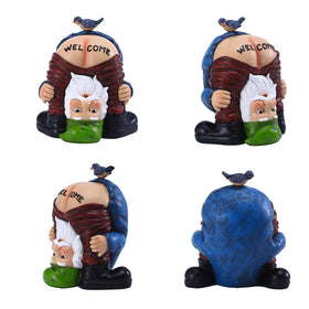 LENHINOR outdoor gnome welcome figurine invites guests to your porch.