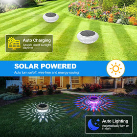 LENONE color-change floating pool light for dynamic backyard lighting