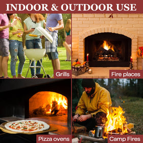 Leonyo starter with zinc-coated steel for durable, long-lasting grilling.