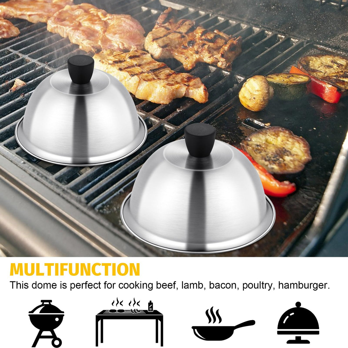 Leonyo dishwasher-safe design simplifies maintenance after outdoor barbecues.