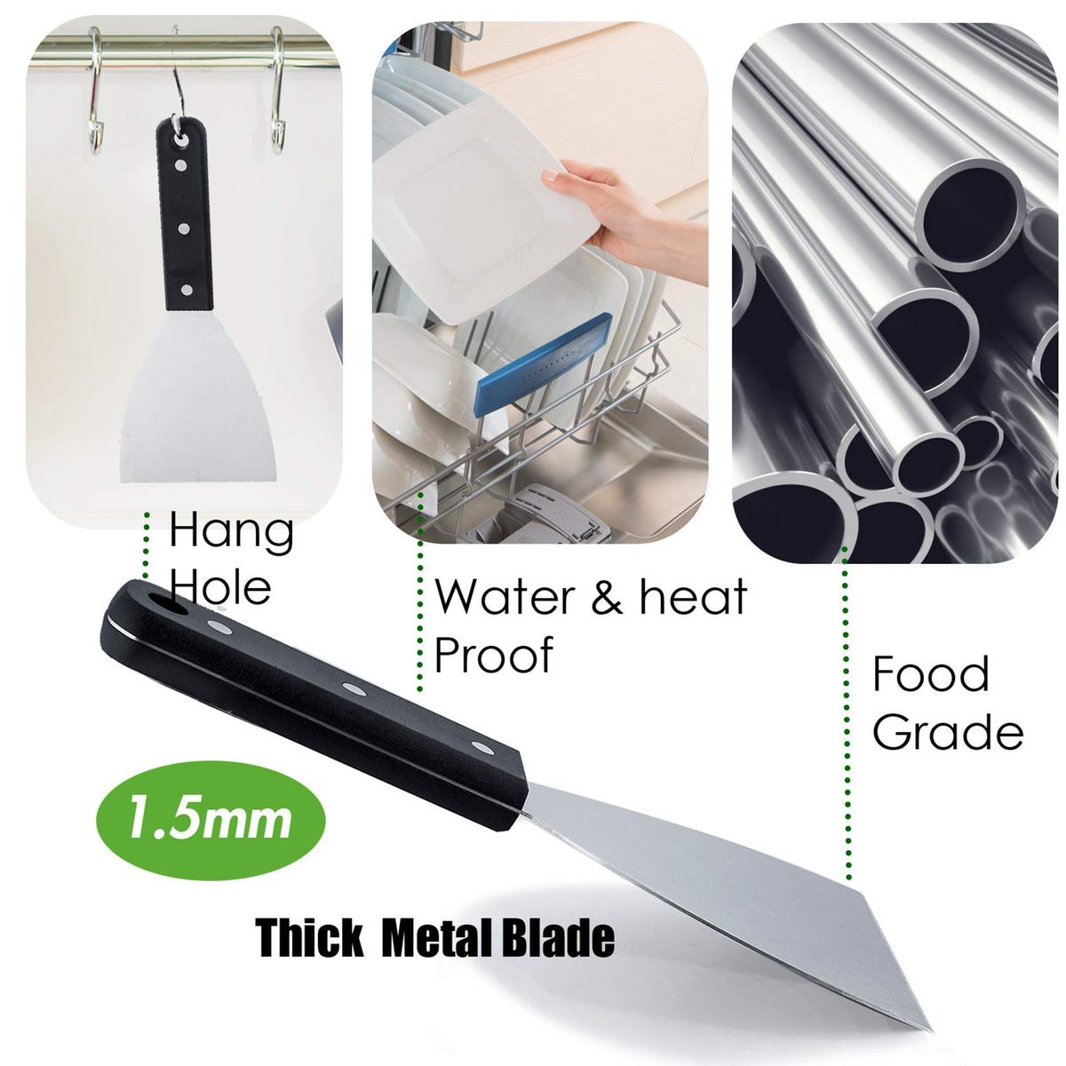 Leonyo triple-riveted handle provides lasting grip and stability