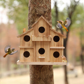 LEOSYY bird house allows easy window installation with secure hanging