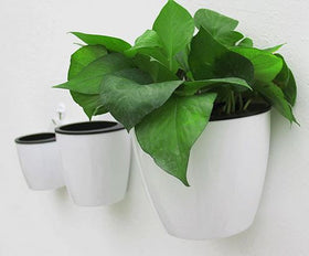 Cotton rope connects layers to enable gentle, steady hydration in Leoyoubei planters.