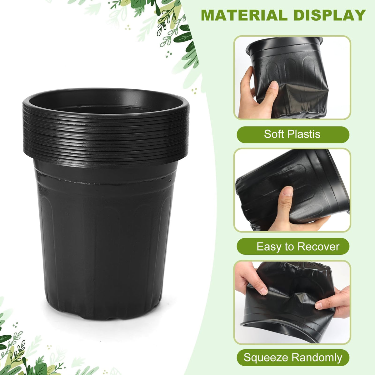 LepoHome drainage hole design promotes soil drainage and healthy root growth
