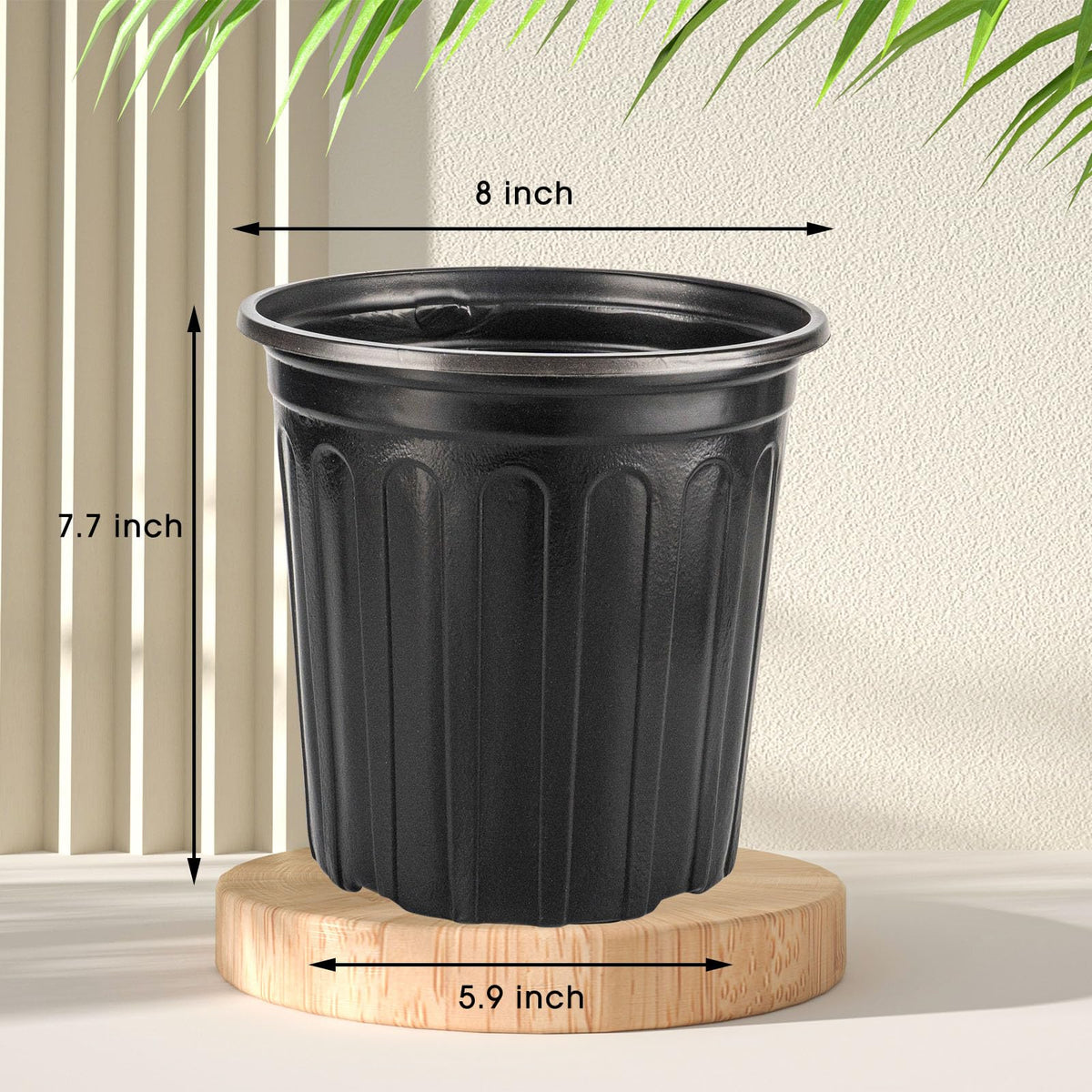 LepoHome thickened soft plastic seedling starters, lightweight yet durable