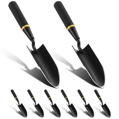 Leriton 8-piece garden trowel set in full view for versatile planting tasks
