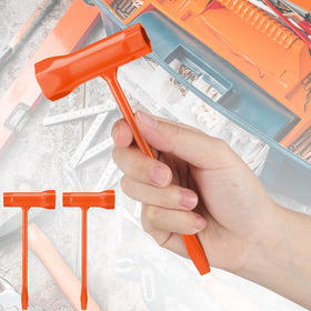 Leriton tool enables easy nut tightening and removal for maintenance.