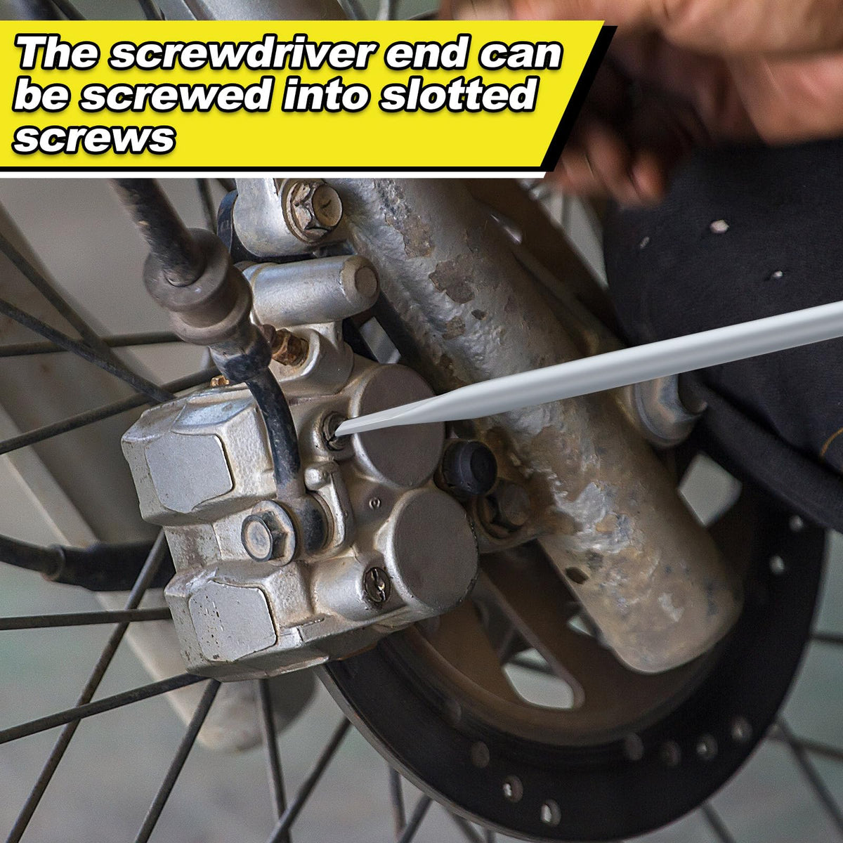 Leriton heavy-duty chainsaw wrench built to withstand tough use.