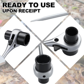 Leriton nut tightening wrench designed forChainsaw maintenance tasks.