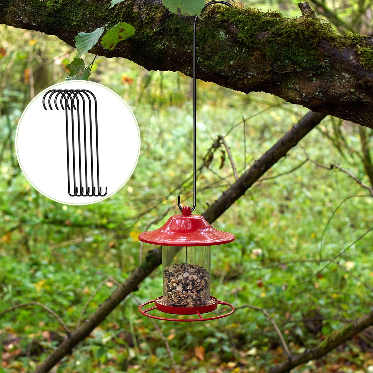 Leriton s-hook plant basket hanging for lush balcony greenery